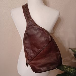 Chaos Leather Collection Backpack Shoulder Bag